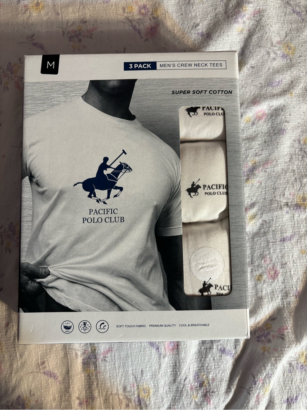 Men’s Crew Neck Tee - White (3 Pack) NWT